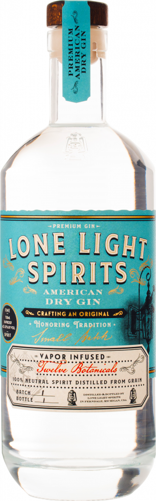Lone Light Spirits Gin Bottle